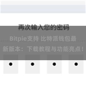 Bitpie支持 比特派钱包最新版本：下载教程与功能亮点！