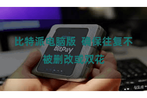 比特派电脑版  确保往复不被删改或双花