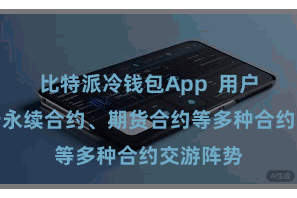比特派冷钱包App  用户不错进行永续合约、期货合约等多种合约交游阵势